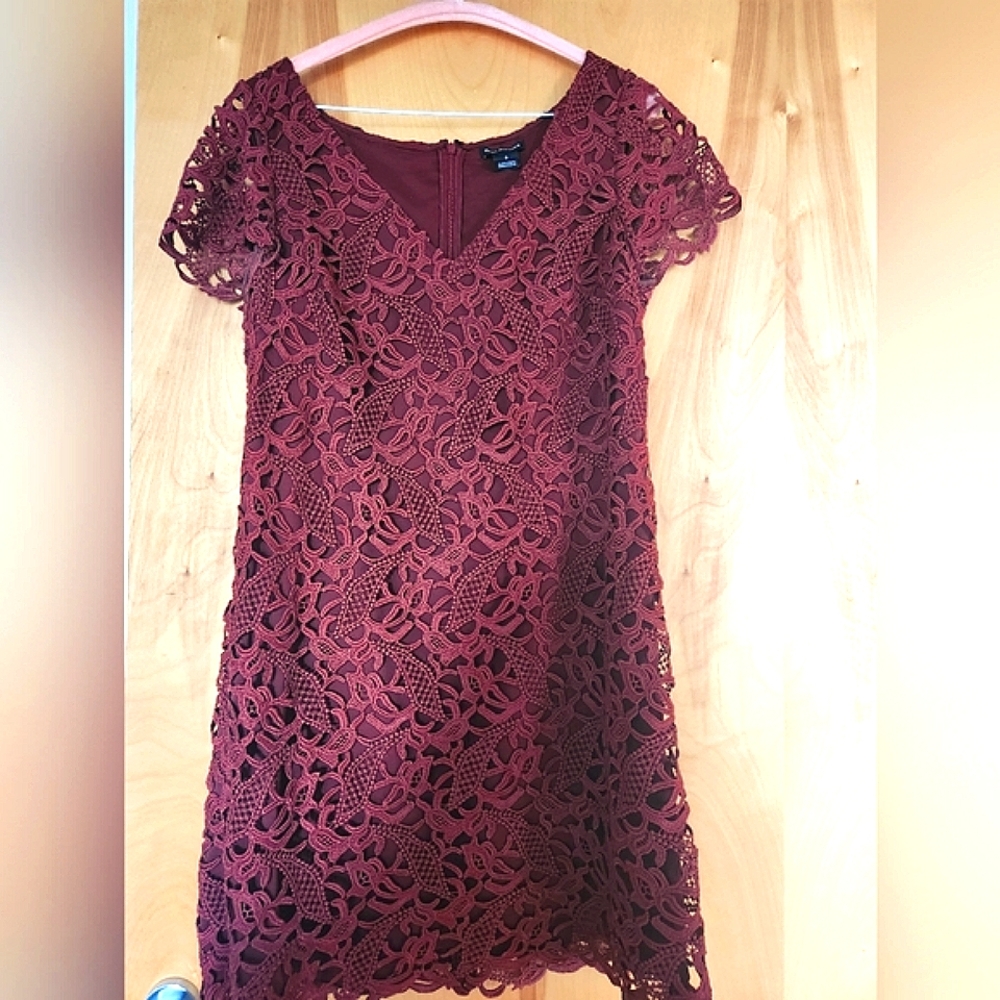 Club Monaco lace overlay dress.